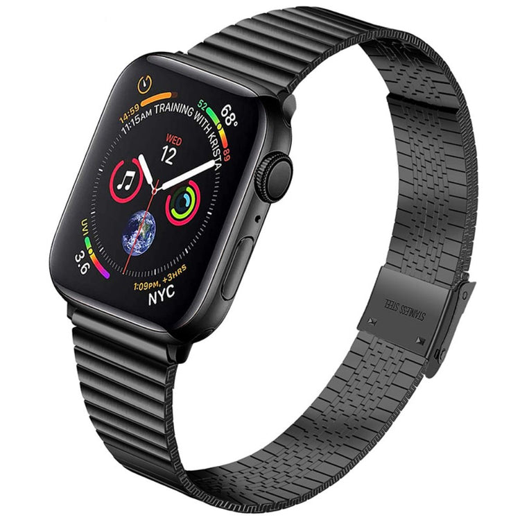 Stilren Apple Watch Series 7 45mm Metal Rem - Sort#serie_3