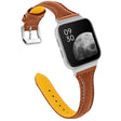 Absolument stylé Oppo Watch (46mm) bracelet en cuir véritable.