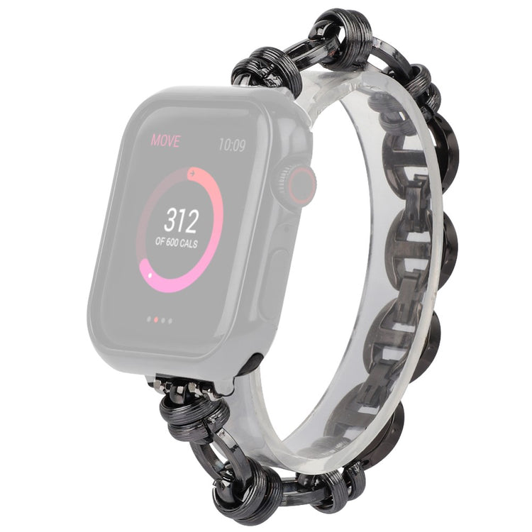 Helt vildt skøn Apple Watch Series 7 45mm Metal Rem - Sort#serie_2