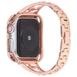 Mega Piacevole Apple Watch Series 7 45mm Metallo E Strass Cinturino