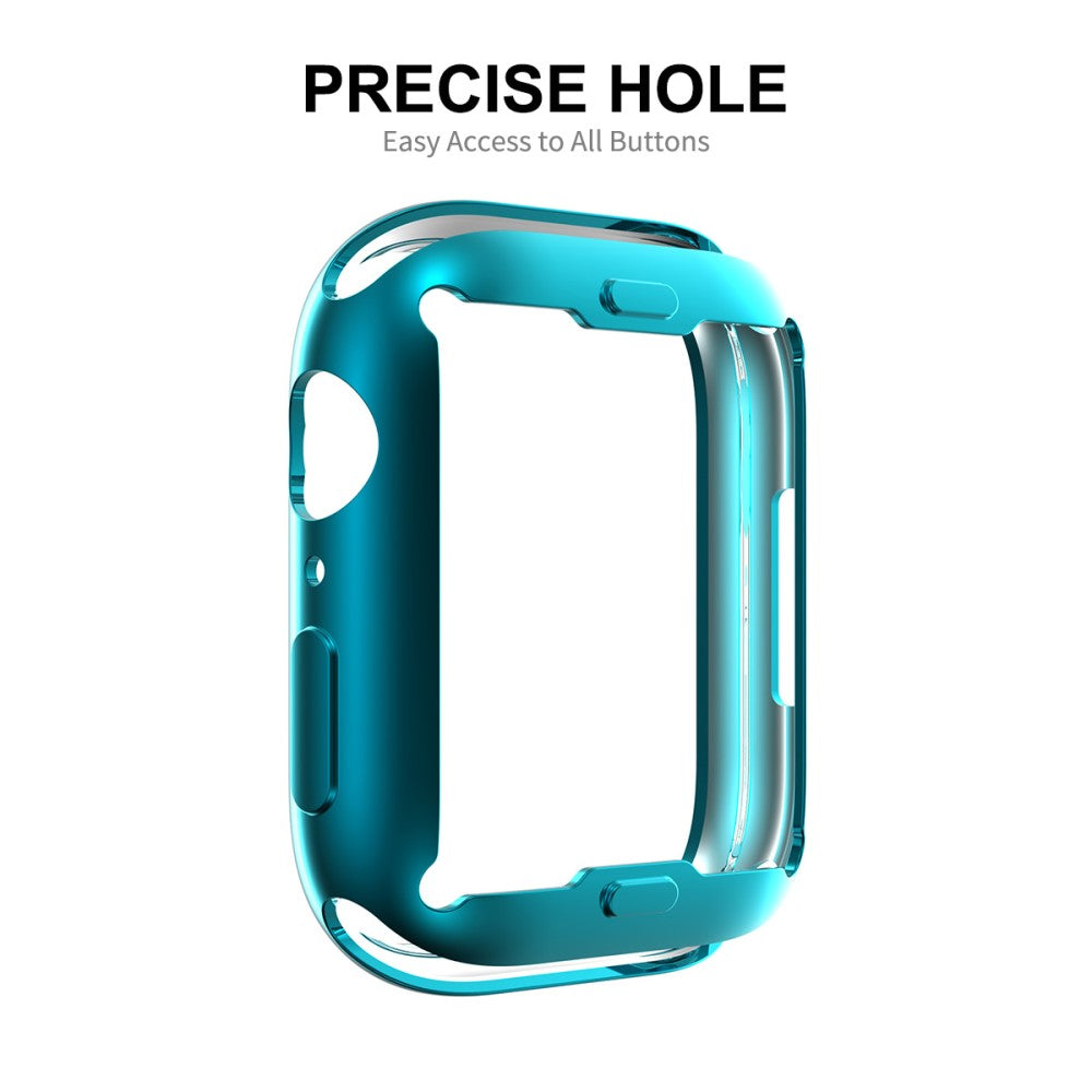 Mega Flot Apple Watch Series 7 45mm Cover med Skærmbeskytter i Silikone og Hærdet Glas - Gennemsigtig#serie_2