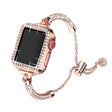 Mega Freddo Apple Watch Series 7 45mm Metallo E Strass Cinturino