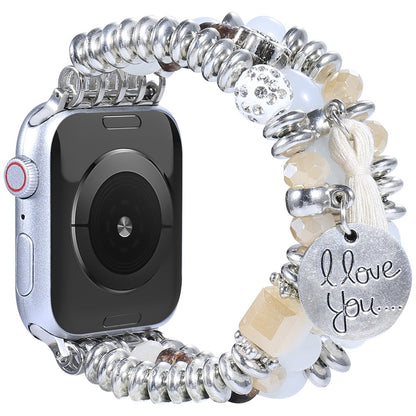 Meget godt Apple Watch Series 7 45mm Nylon Rem - Hvid#serie_1
