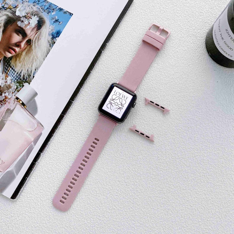 Helt vildt sejt Apple Watch Series 7 45mm Silikone Rem - Pink#serie_3
