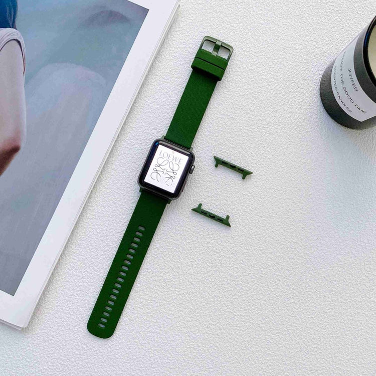 Helt vildt sejt Apple Watch Series 7 45mm Silikone Rem - Grøn#serie_6