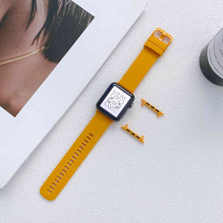 Helt vildt sejt Apple Watch Series 7 45mm Silikone Rem - Orange#serie_9