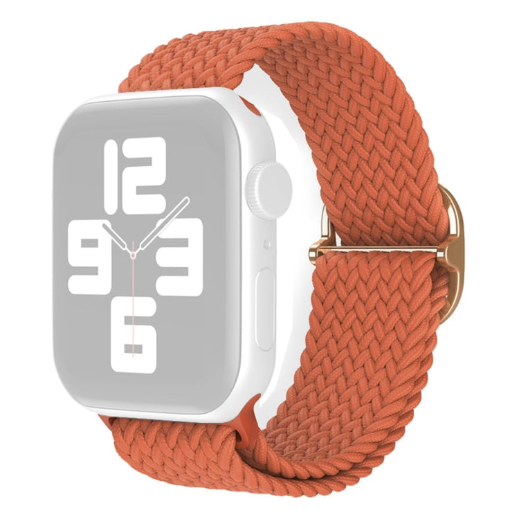 Slidstærk Apple Watch Series 7 45mm Nylon Rem - Orange#serie_13