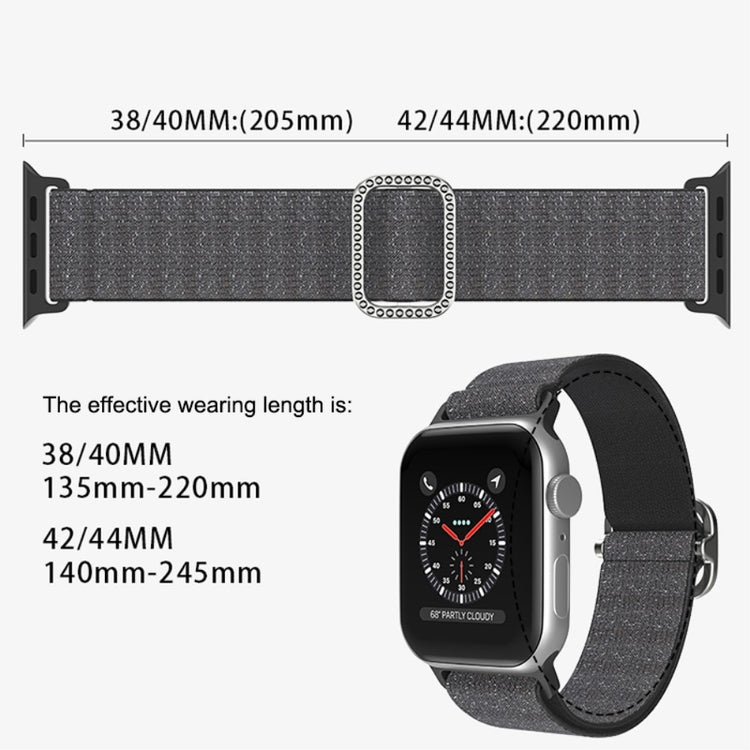 Mega fint Apple Watch Series 7 45mm Stof Urrem - Guld#serie_7