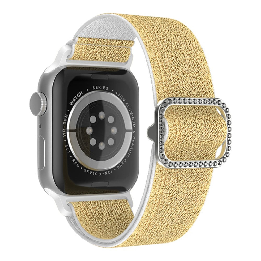 Meget godt Apple Watch Series 7 45mm Nylon Rem - Guld#serie_7
