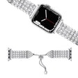 Süß Apple Watch Series 7 45mm Metall und Strass armband