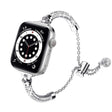 Mega Freddo Apple Watch Series 7 45mm Metallo E Strass Cinturino
