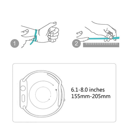 Elegant Apple Watch Series 7 45mm Silikone Urrem - Blå#serie_3