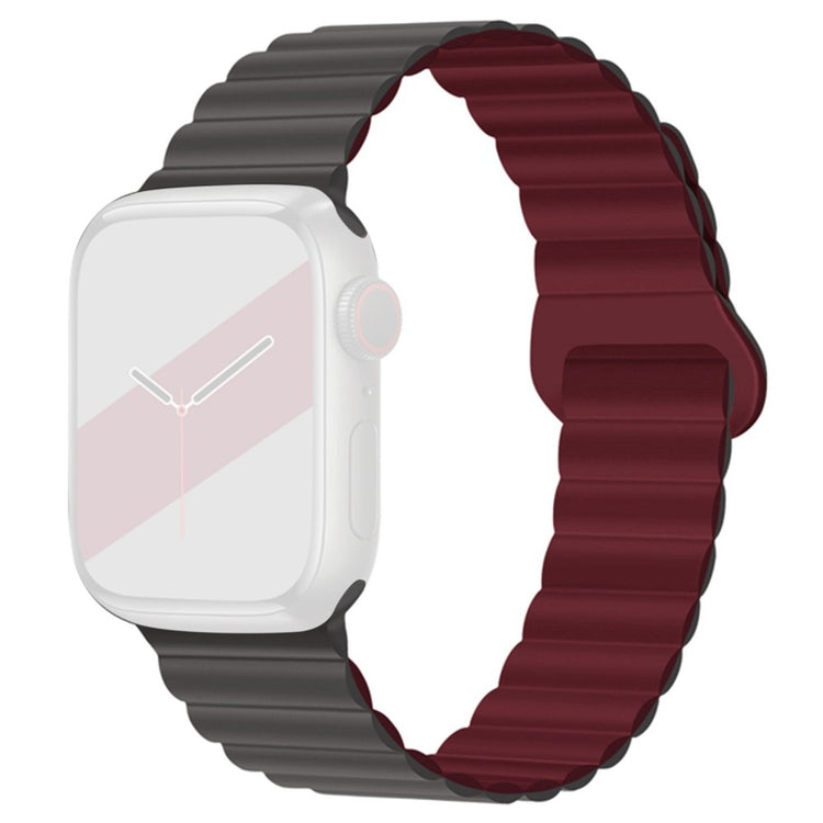 Fortrinligt Apple Watch Series 7 45mm Silikone Rem - Sølv#serie_8