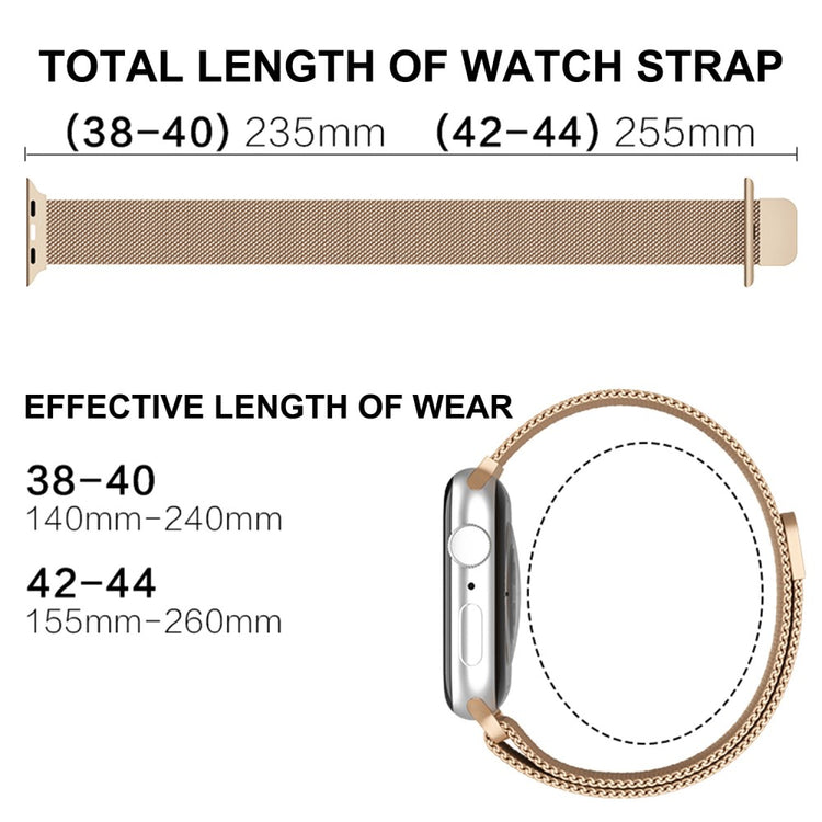 Helt vildt smuk Apple Watch Series 7 45mm Metal Urrem - Flerfarvet#serie_8