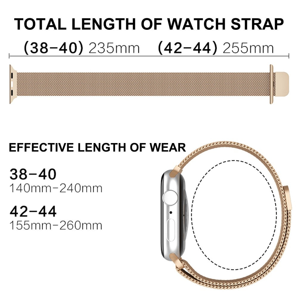 Helt vildt smuk Apple Watch Series 7 45mm Metal Urrem - Flerfarvet#serie_9