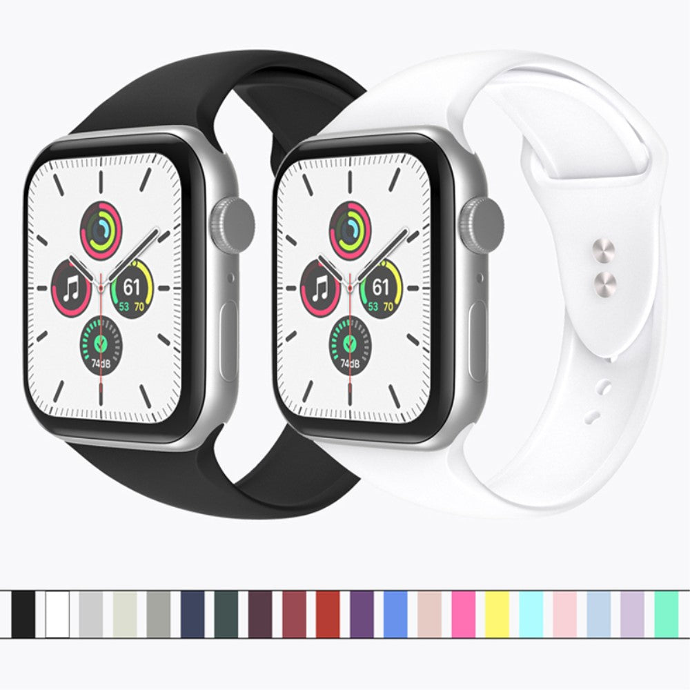 Helt vildt fantastisk Universal Apple Silikone Urrem - Blå#serie_16