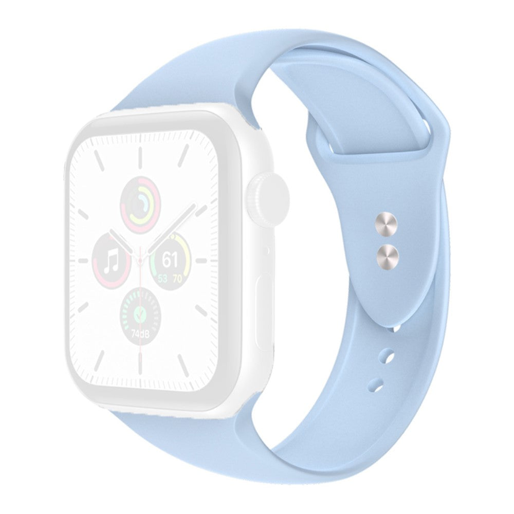 Elegant Universal Apple Silikone Rem - Blå#serie_18