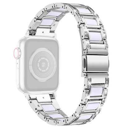 Rigtigt pænt Universal Apple Metal og Rhinsten Rem - Sølv#serie_1