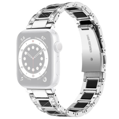 Helt vildt godt Universal Apple Metal og  Rhinsten Urrem - Sort#serie_2