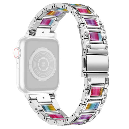 Rigtigt pænt Universal Apple Metal og Rhinsten Rem - Flerfarvet#serie_8