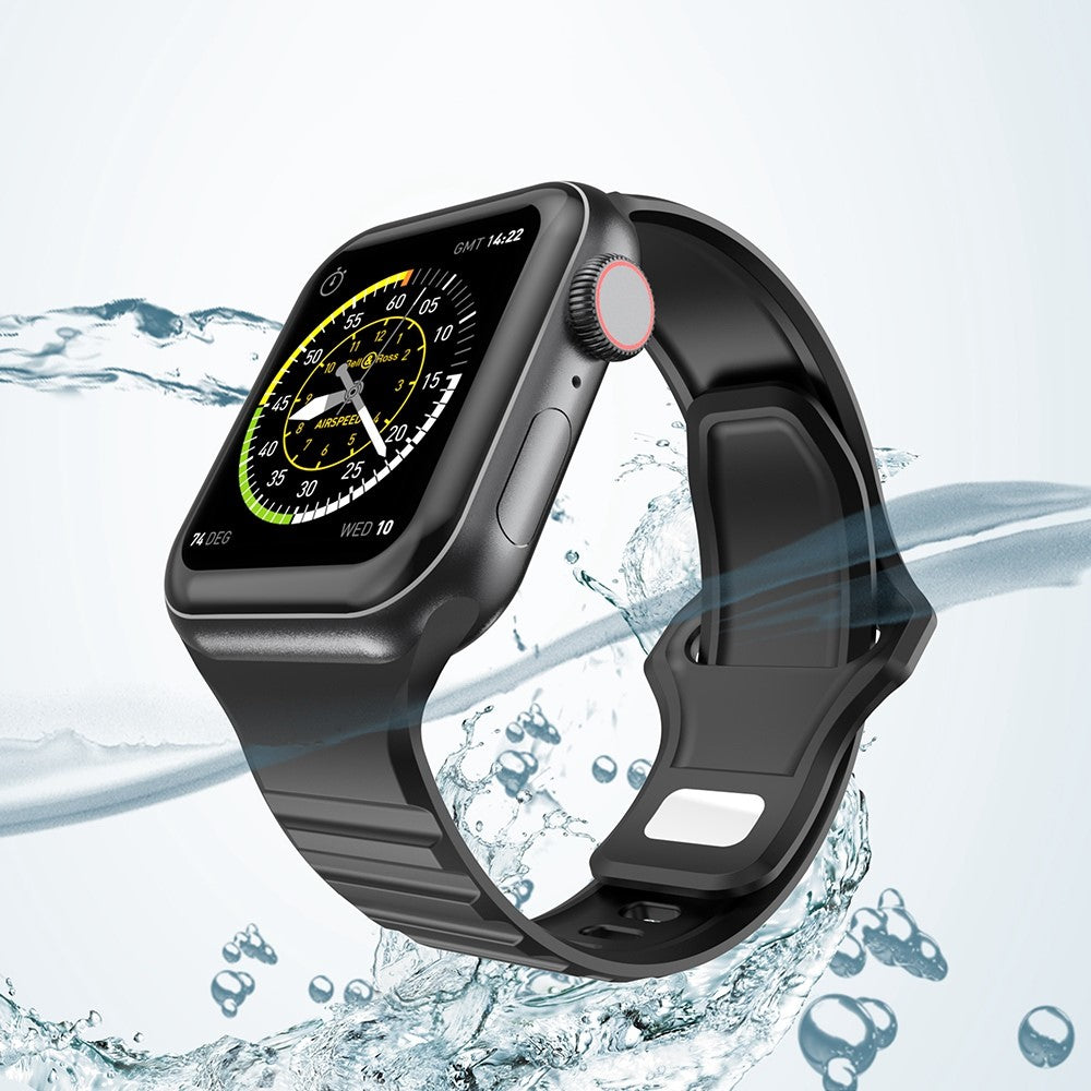 Vildt holdbart Universal Apple Silikone Urrem - Grøn#serie_3