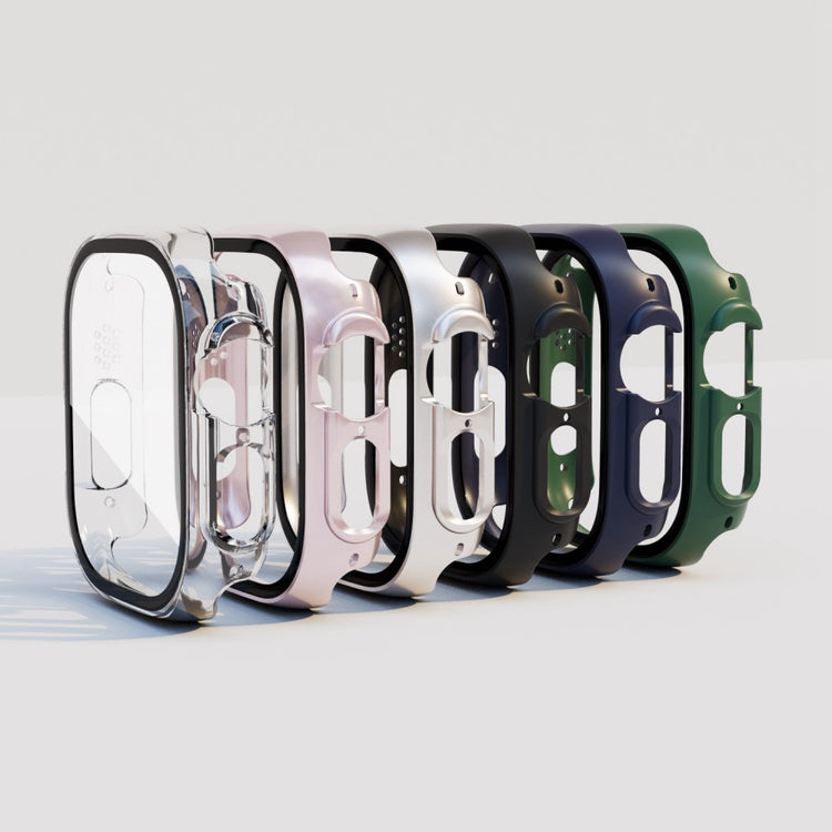 Mega Flot Apple Watch Ultra Cover med Skærmbeskytter i Plastik og Hærdet Glas - Gennemsigtig#serie_4