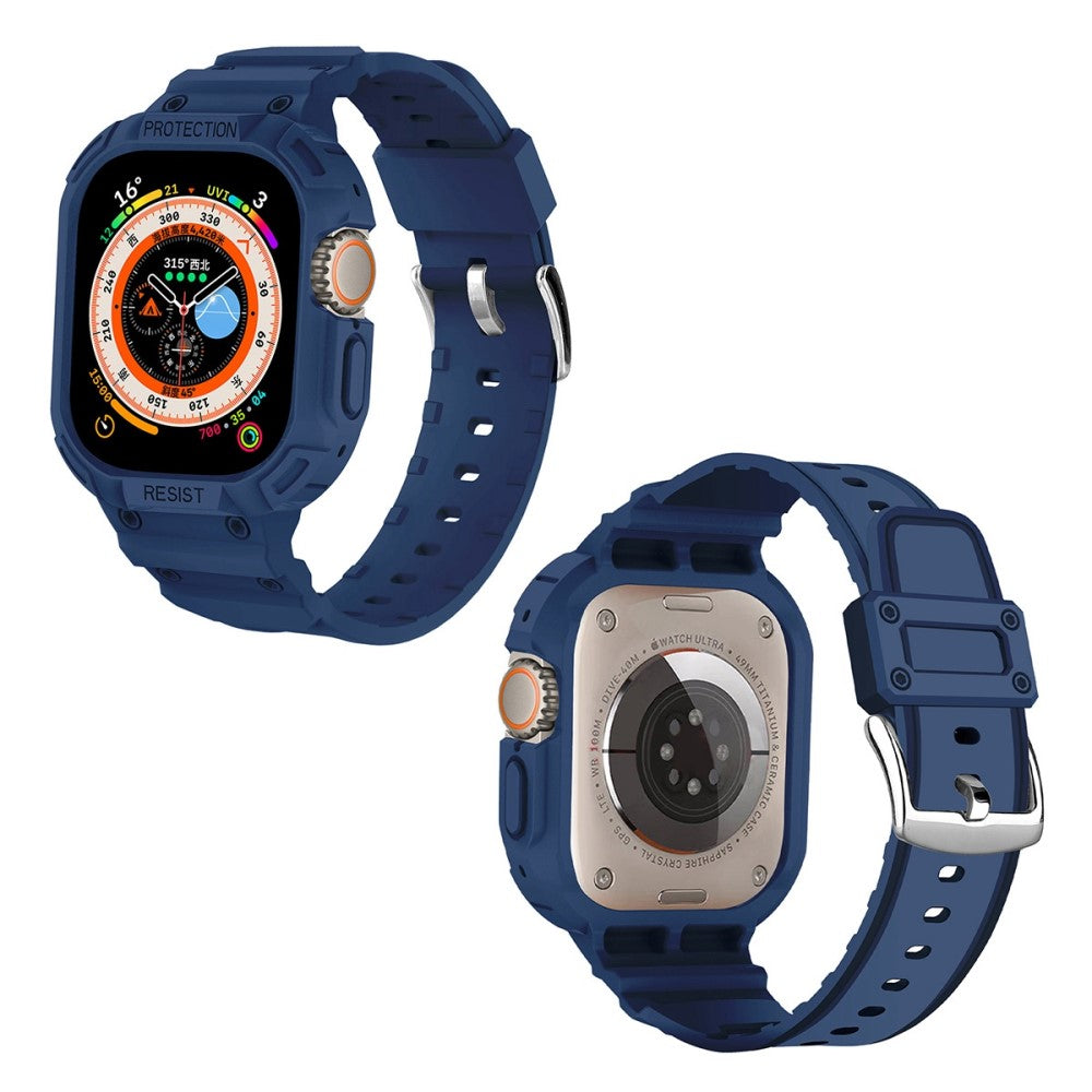 Meget sejt Apple Watch Ultra Silikone Rem - Blå#serie_1