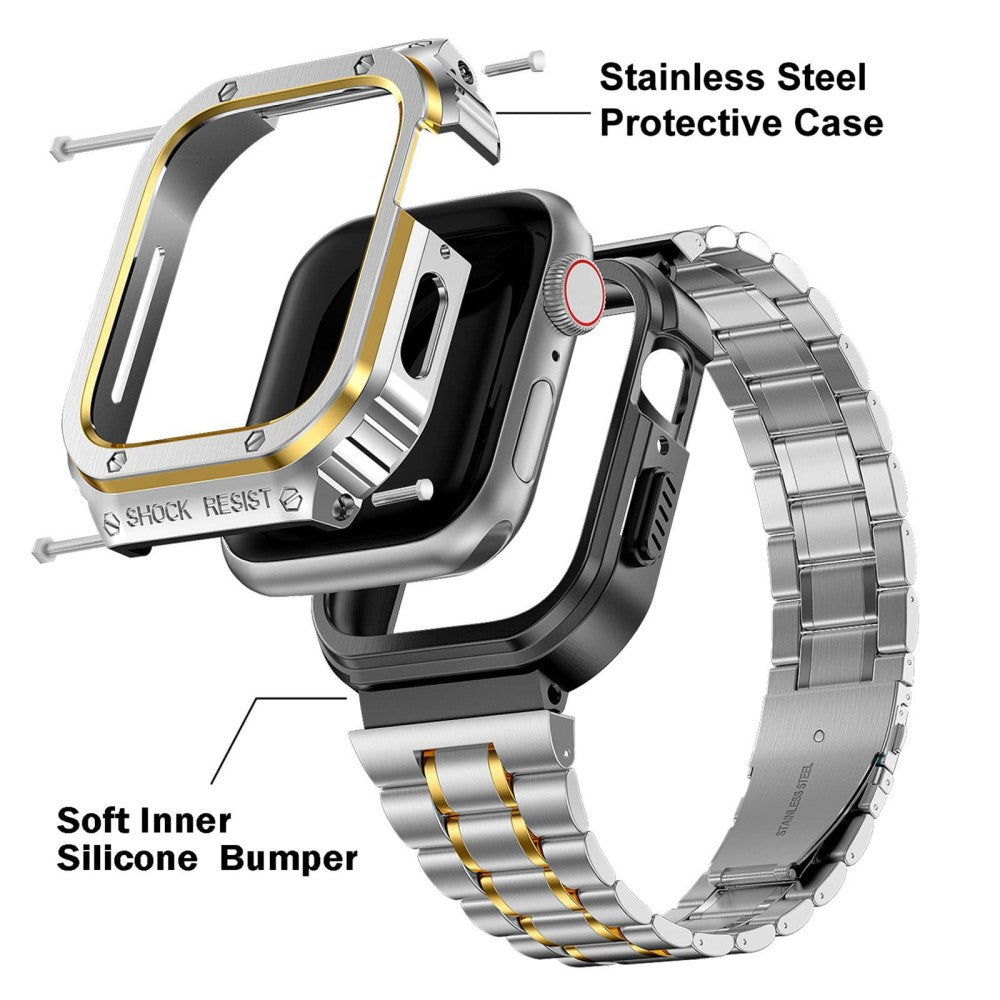 Supercool Metal Universal Rem passer til Apple Smartwatch - Sølv#serie_2