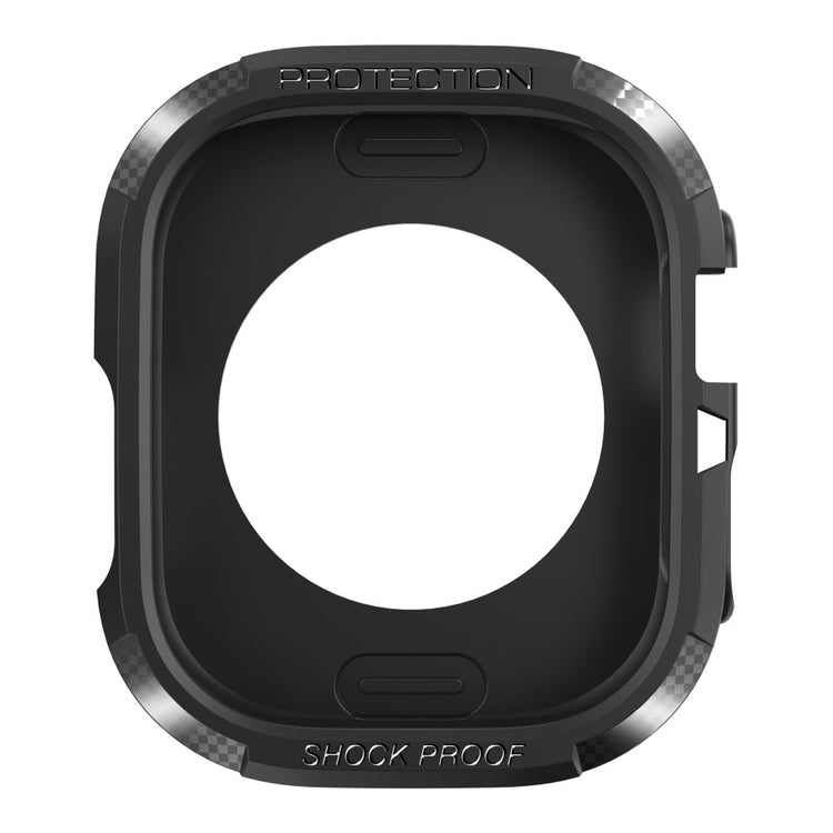 Apple Watch Series 8 (41mm) Beskyttende Silikone Bumper  - Sort#serie_1