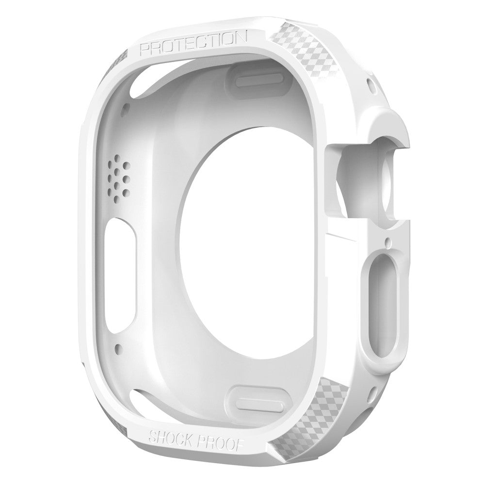 Apple Watch Series 8 (41mm) Beskyttende Silikone Bumper  - Hvid#serie_2