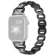 Absolut elegant Universell Apple Metall und Strass armband