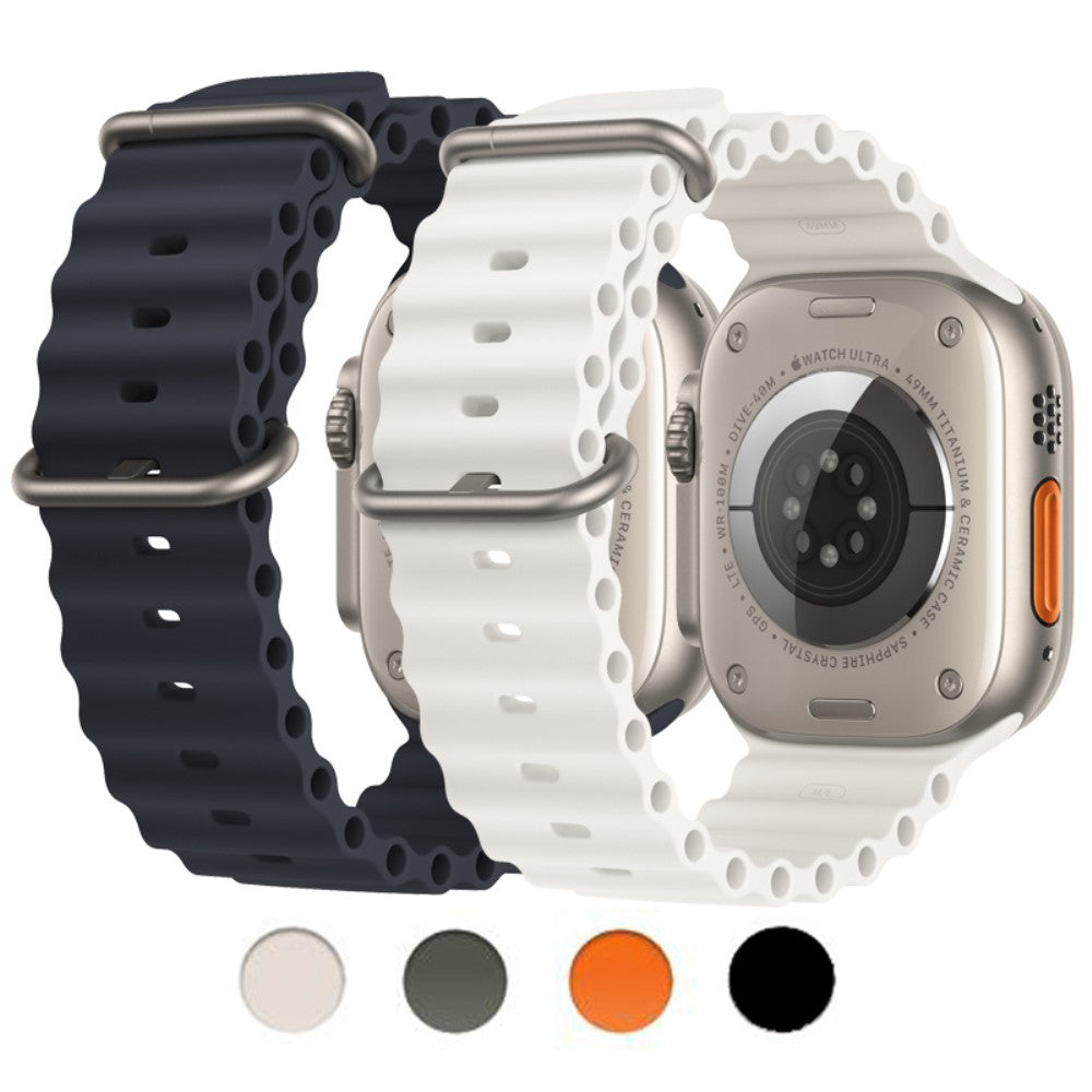 Super sejt Universal Apple Silikone Rem - Hvid#serie_1