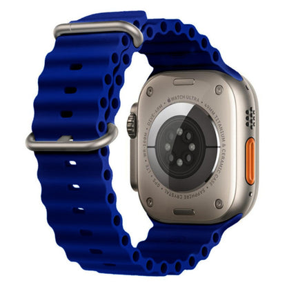 Mega cool Universal Apple Silikone Rem - Blå#serie_3