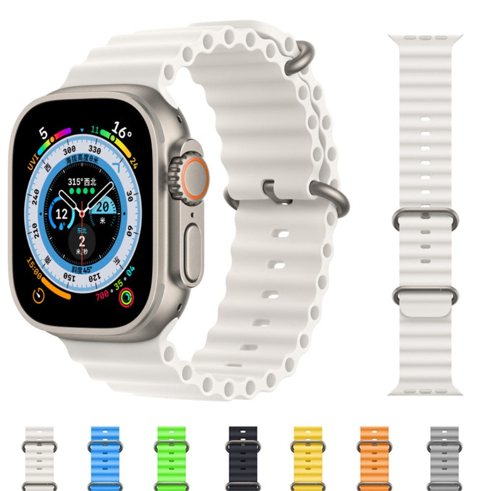 Super sejt Universal Apple Silikone Rem - Gul#serie_5