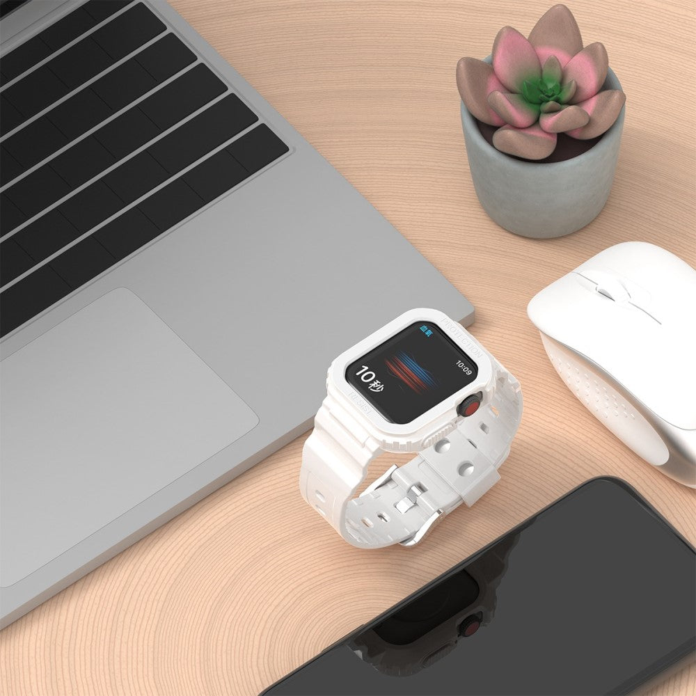 Mega pænt Universal Apple Silikone Rem - Hvid#serie_2