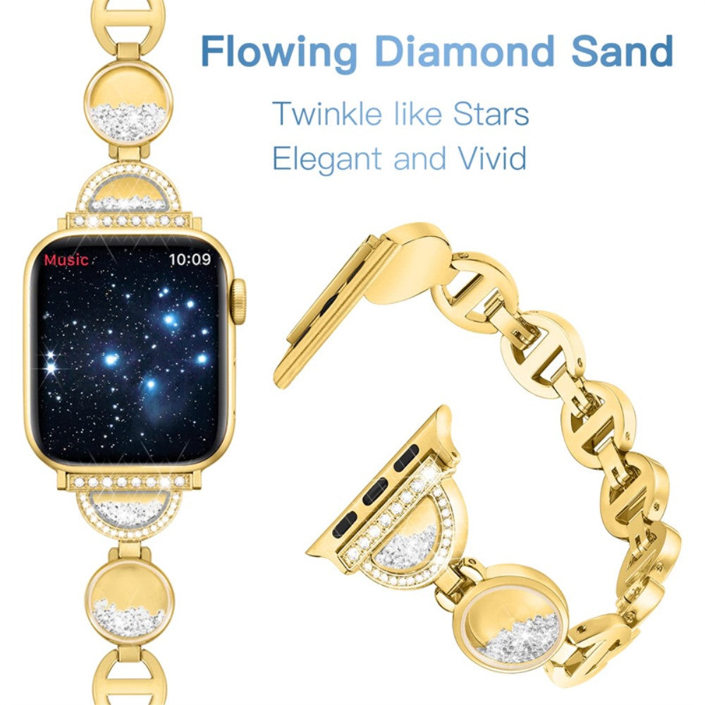 Rigtigt hårdfør Universal Apple Metal Rem - Guld#serie_2