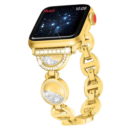 Rigtigt hårdfør Universal Apple Metal Rem - Guld#serie_2