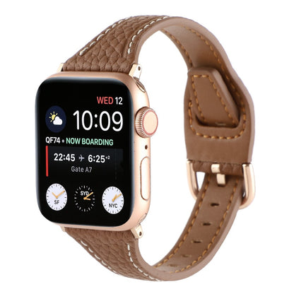 Super fed Universal Apple Ægte læder Rem - Brun#serie_6