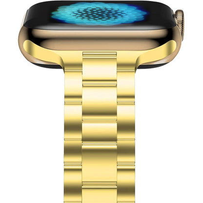 Komfortabel Universal Apple Metal Rem - Guld#serie_2