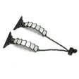 Stark Universell Apple Metall und Strass armband