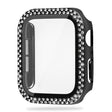 Straordinariamente Bello Apple Watch Series 8 (45mm) / Apple Watch Series 7 45mm Universali Cover con Protezione schermo in Vetro, Plastica e Strass