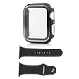 Apple Watch Series 8 (45mm) / Apple Watch Series 7 45mm Coque en plastique avec couvercle et verre trempé.
