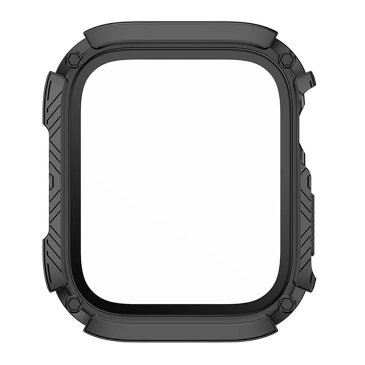 Mega Godt Apple Watch Series 8 (45mm) / Apple Watch Series 7 45mm Cover med Skærmbeskytter i Plastik og Hærdet Glas - Pink#serie_10