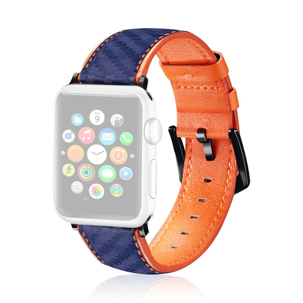 Fremragende Universal Apple Ægte læder Rem - Blå#serie_3
