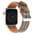 Cool Universell Apple Kunstleder und Textil / Nylon armband