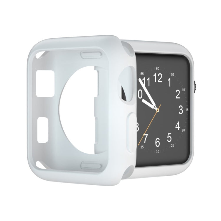 Vildt Fed Apple Watch Series 1-3 42mm Silikone Cover - Hvid#serie_2