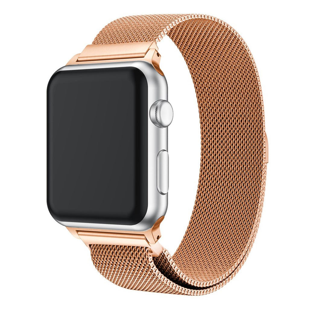 Komfortabel Apple Watch Series 1-3 38mm Metal Rem - Beige#serie_3