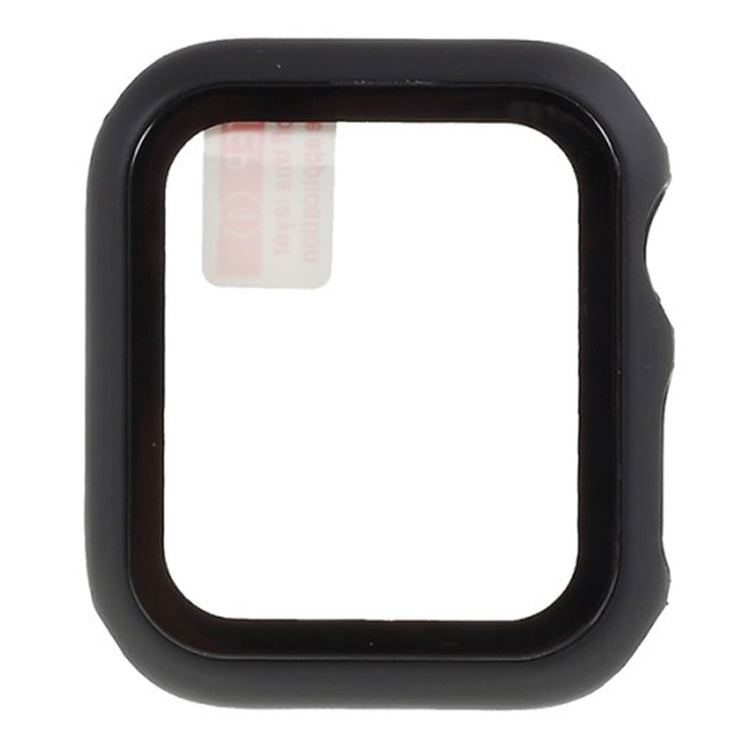 Super Fint Apple Watch Series 1-3 38mm Plastik og Glas Cover - Sort#serie_037