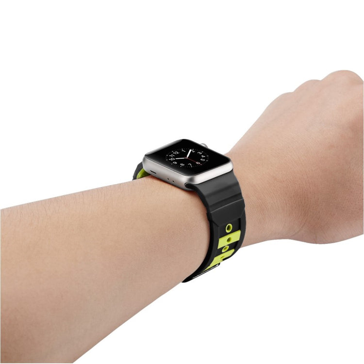 Super fed Apple Watch Series 4 44mm Silikone Rem - Flerfarvet#serie_4