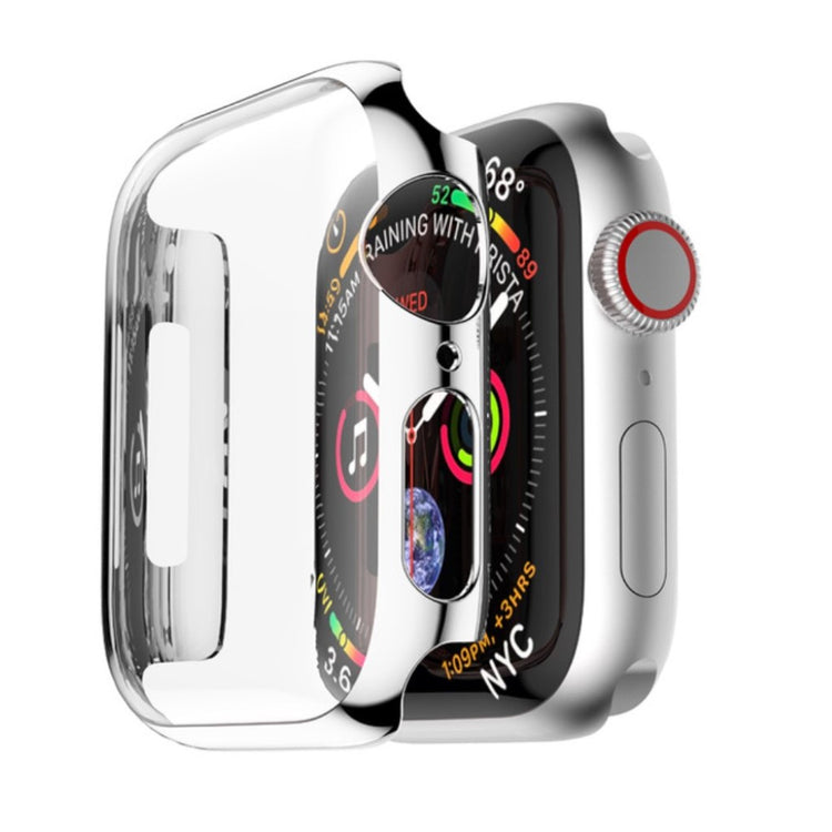 Super Flot Apple Watch Series 4 44mm Silikone Cover - Sølv#serie_2